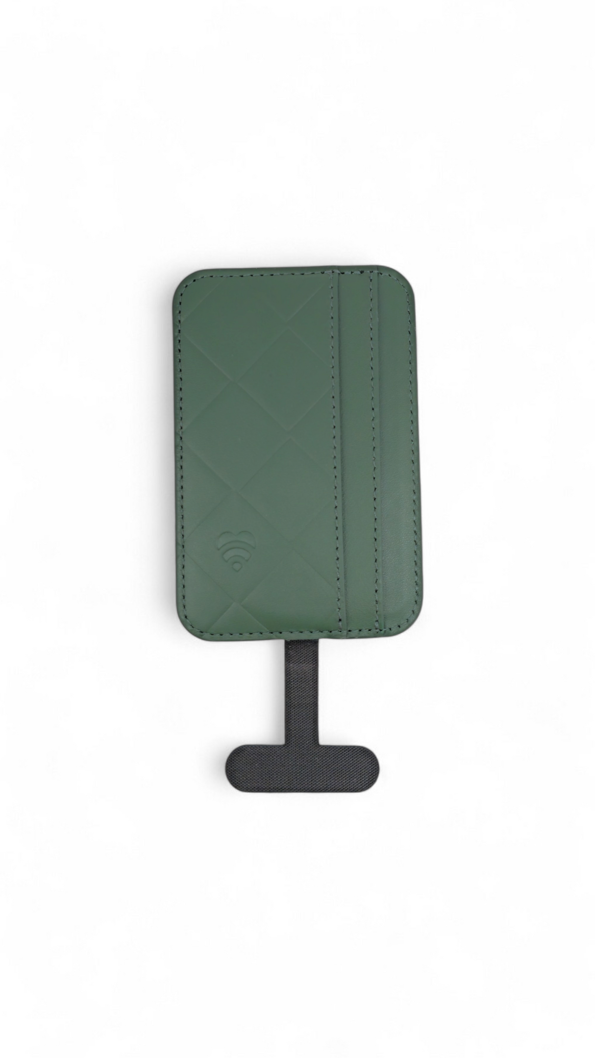 Lovefone Genuine Leather Weave Wallet with Magsafe - Green