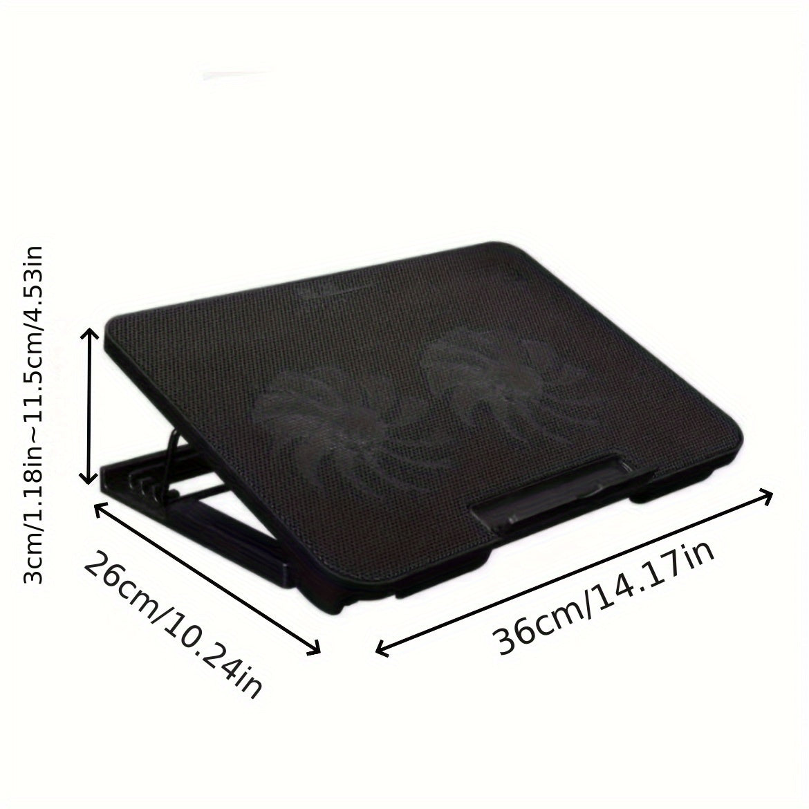 **Fully Compatible Laptop Stand|Dual-Fan Cooling + Ergonomic Angle Adjustment, All-in-One Portable Design for Work, Gaming, and Entertainment**