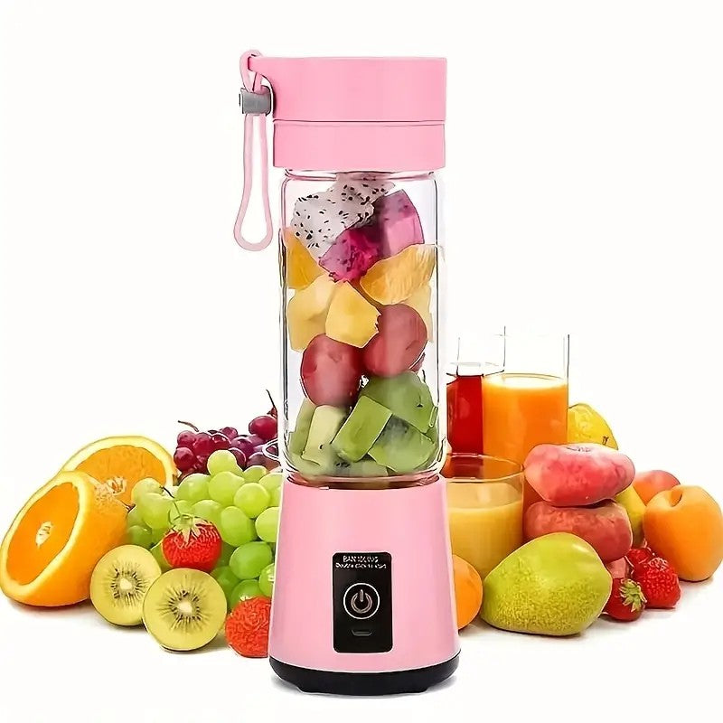 Portable USB Electric Blending Cup with 15.21 oz Capacity (1300 mAh / 3.7 V) – Ideal for Smoothies, Whipped Drinks, Travel, and Fitness.