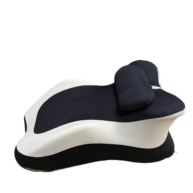 Bed Stomach-Sleep Pillow - Multi-functional Prone Position Pillow for Stomach Sleeping, Phone Use, Reading, Couples Fun Play, Intimacy Aid for Couples, Bed Hip Elevation Tool, Pā Pā Pillow( black)