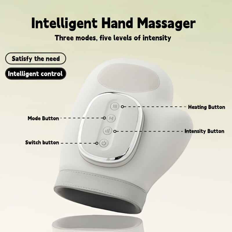 **Smart Hand Massager: Multi-Functional Integration, Easy to Operate, Essential Household Relaxation Device**