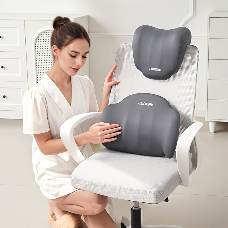 Ergonomic Multi-functional Nap Pillow - Desk Rest Pillow with Neck/Side Support, Memory Foam Cushion for Office, Home & Travel(GRAY)