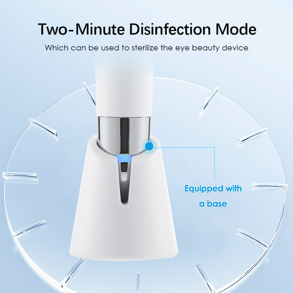 Blue Light Eye Beauty Device|Four Core Functions in One Device: Blue Light Disinfection and Sterilization, High-Frequency Vibration Massage, Reduction of Oil Secretion, Lightening of Eye Bags and Dark Circles