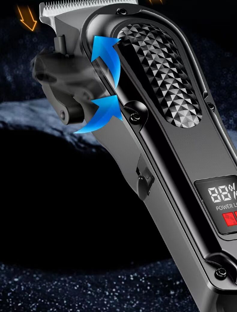 electric hair clipper two-piece set features a trendy and convenient design to meet the needs of family haircuts. It is safe and easy to operate, providing powerful and precise trimming for styling, beard and sideburns care. It can easily create an el
