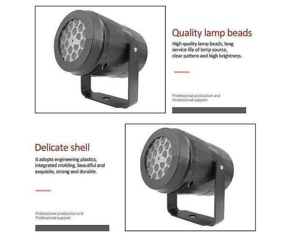 LED Christmas Projection Light Christmas Decorations Winter Wonderland Decor - Black - Size Christmas