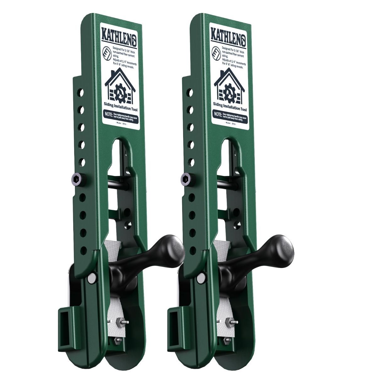 Siding Installation Tools, Siding Mounting Kit for Use with 5/16-Inch Fiber Cement Sidings, Lap Tools Gauge with Adjustable Reveals, Polycarbonate Body, 2 Pack