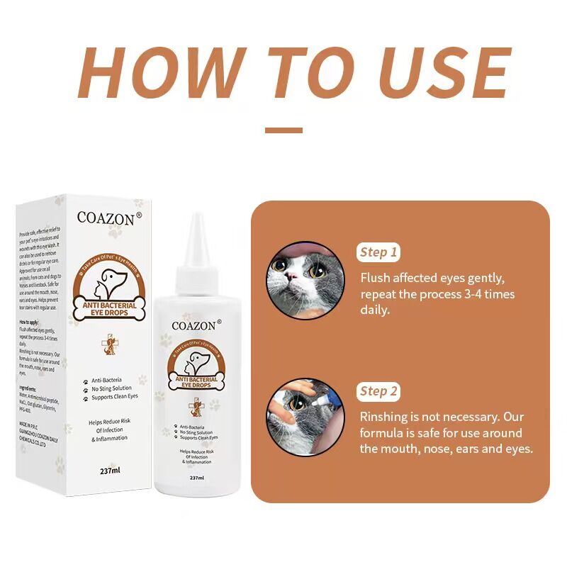 pet products Pet products COAZON, Eye Stain Remover for Dogs and Cats, Dry Eyes, Keratitis ,Conjunctivitis,One's Eyes Become Bloodshot,Redness And