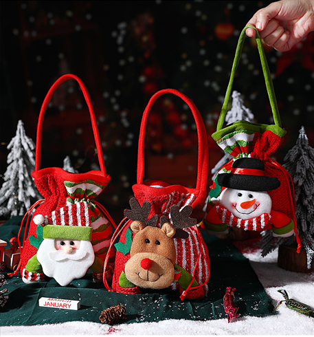 Christmas gift Festive Aussie Christmas Gift Bags: Cute Reindeer, Santa & Snowman Pouches for Xmas Treats & Gifting(Snowman)