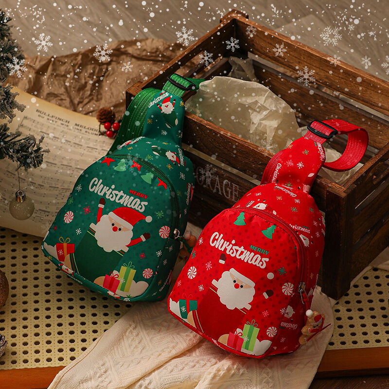 Christmas gifts Aussie Christmas Sling Bag -Santa-Themed, Adjustable & Compact for Festive Gifting & Styling(green)