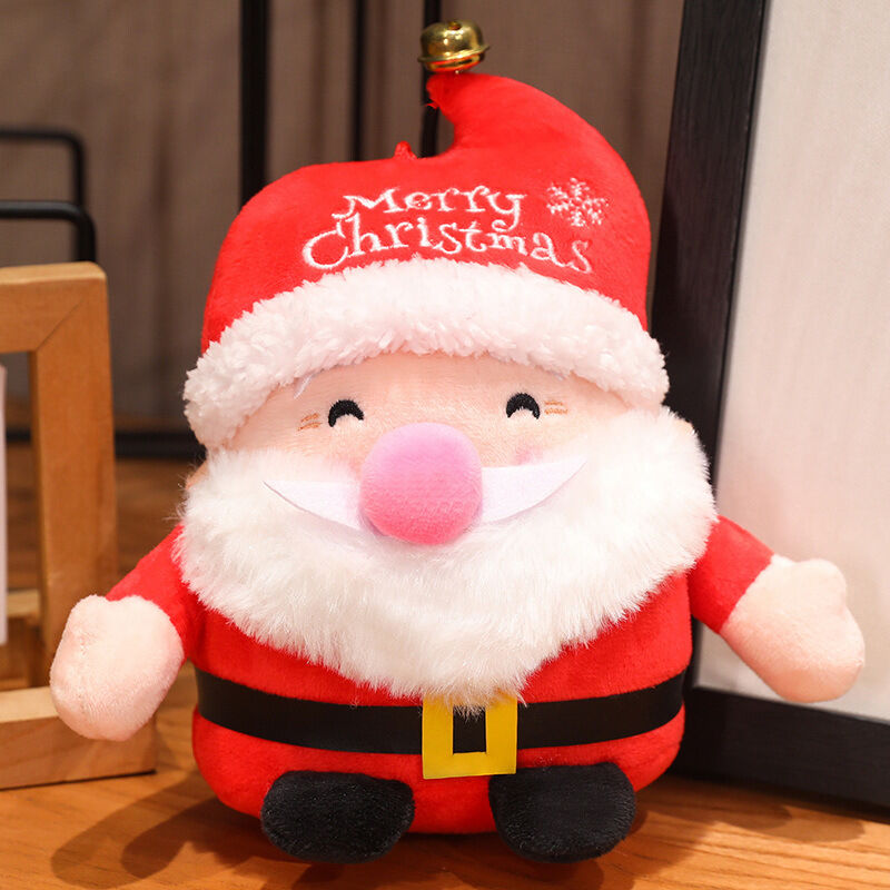 Christmas 4-in-1 Plush Set (Tree + Santa + Reindeer): Perfect Birthday/Christmas/Party Gift for Boys, Girls & Adults