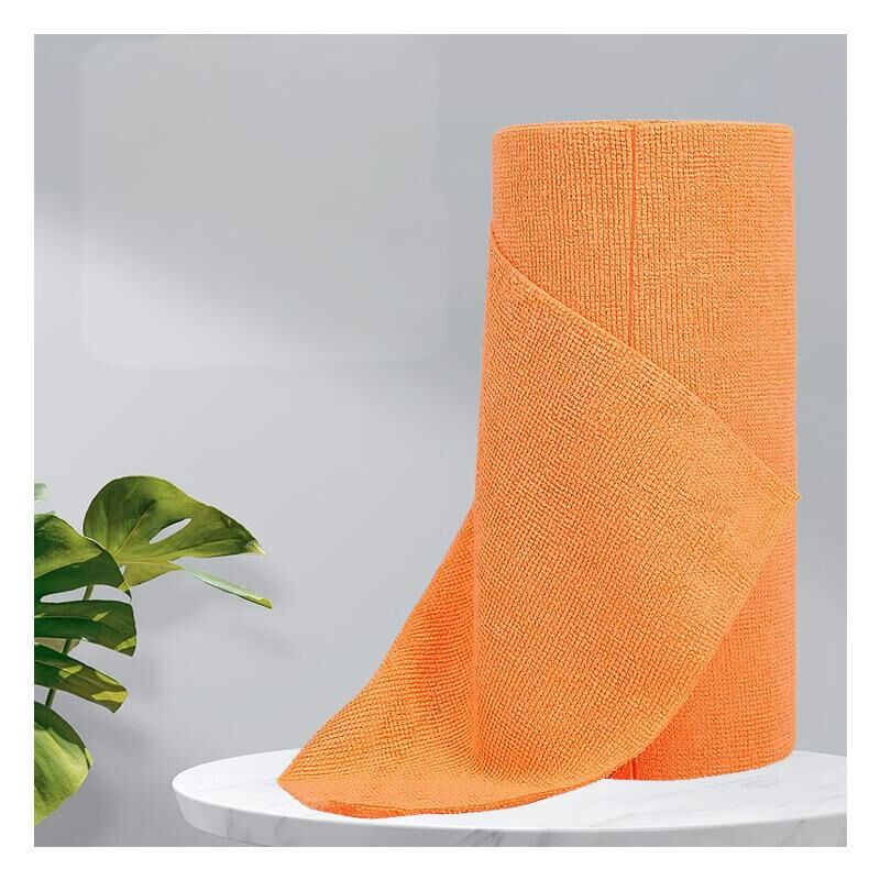 Christmas gift 50-Piece 25x25cm Polycotton Cleaning Cloth Roll, Reusable Dual-Use Dish & Surface Wipes for Home & Kitchen(pink)