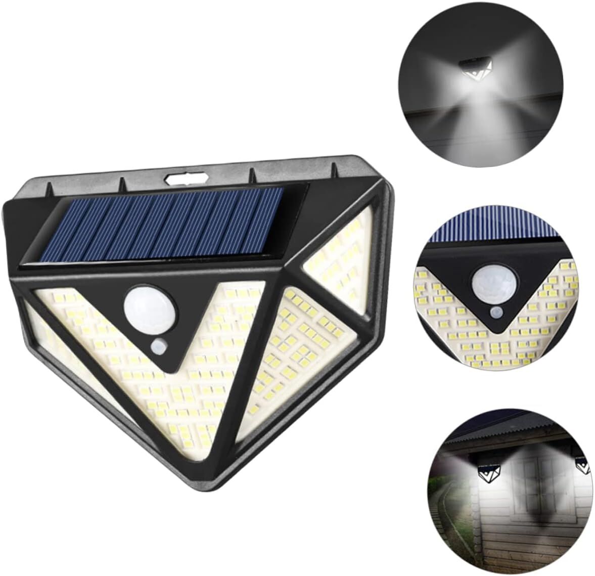 2-Pack Solar LED Motion Sensor Wall Light: Dusk-to-Dawn Outdoor Lighting for Aussie Gardens, Fences & Patios
