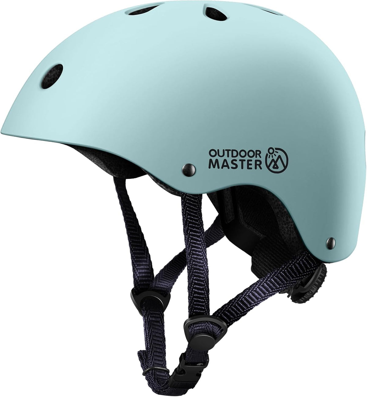 OutdoorMaster Youth & Kids Bike Helmet - Adjustable Multi-Sports Skateboard Helmet with Removable Liners for Balance Bike, Toddler Scooter, One Wheel Hoverboard-Mint Green-Small