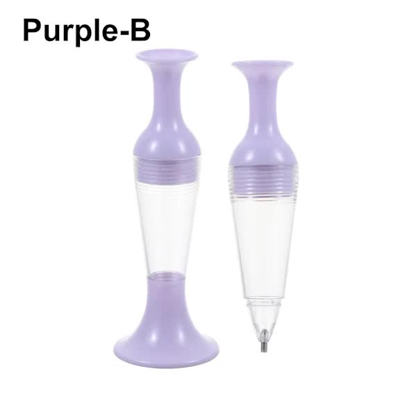 5D Diamond Painting Drill Pen Tool Purple Compatible with Oral-B Braun Philips