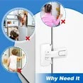 2 Pack Freezer Door Latches Refrigerator Lock Freezer Lock For Upright Freezer Refrigerator Fridge Freezer Door Lock Proof Refrigerator Lock Baby Safety Fridge Door Latch Locks For Kids Aging Seals