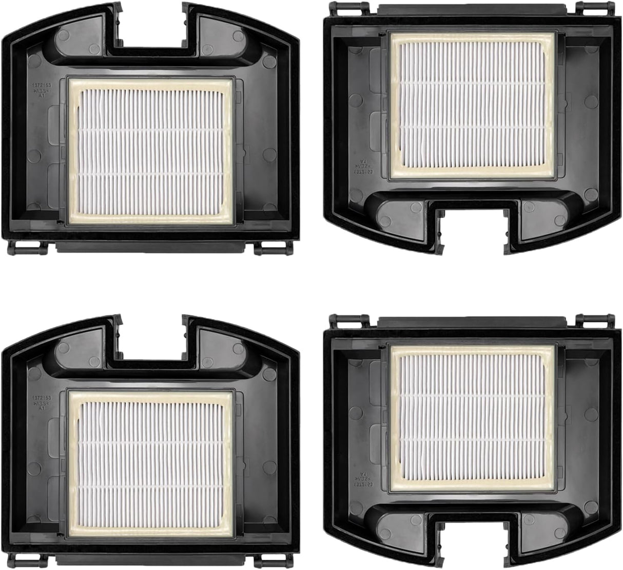 4 Pack HEPA Filters for Shark RV2310 Matrix Robot Vacuum Cleaner, Washable Filter Replacement Accessories