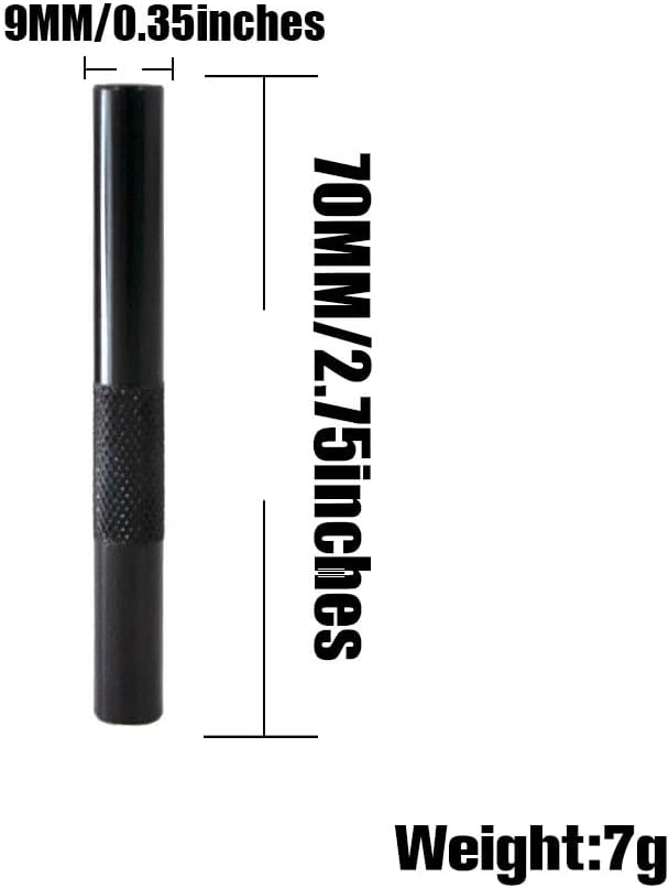 Portable Mini Straw Dispenser - Reusable Small Metal Straw Tube Drinking Set for Kitchen Outdoor Camping Travel Silver 2.24