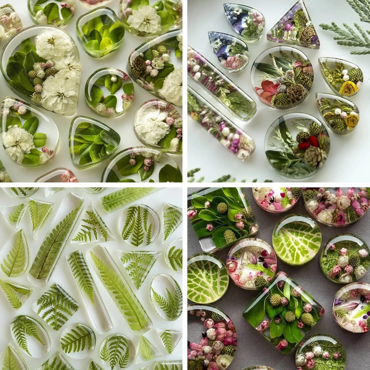 Resin Molds Jewelry, 38 Cavities Pendant Silicone Molds for Epoxy with 40Pcs Jump Rings, DIY Resin Casting for Pendant, Earrings, Necklace, Keychains Classic Teardrop Molds Classic Teardrop Molds