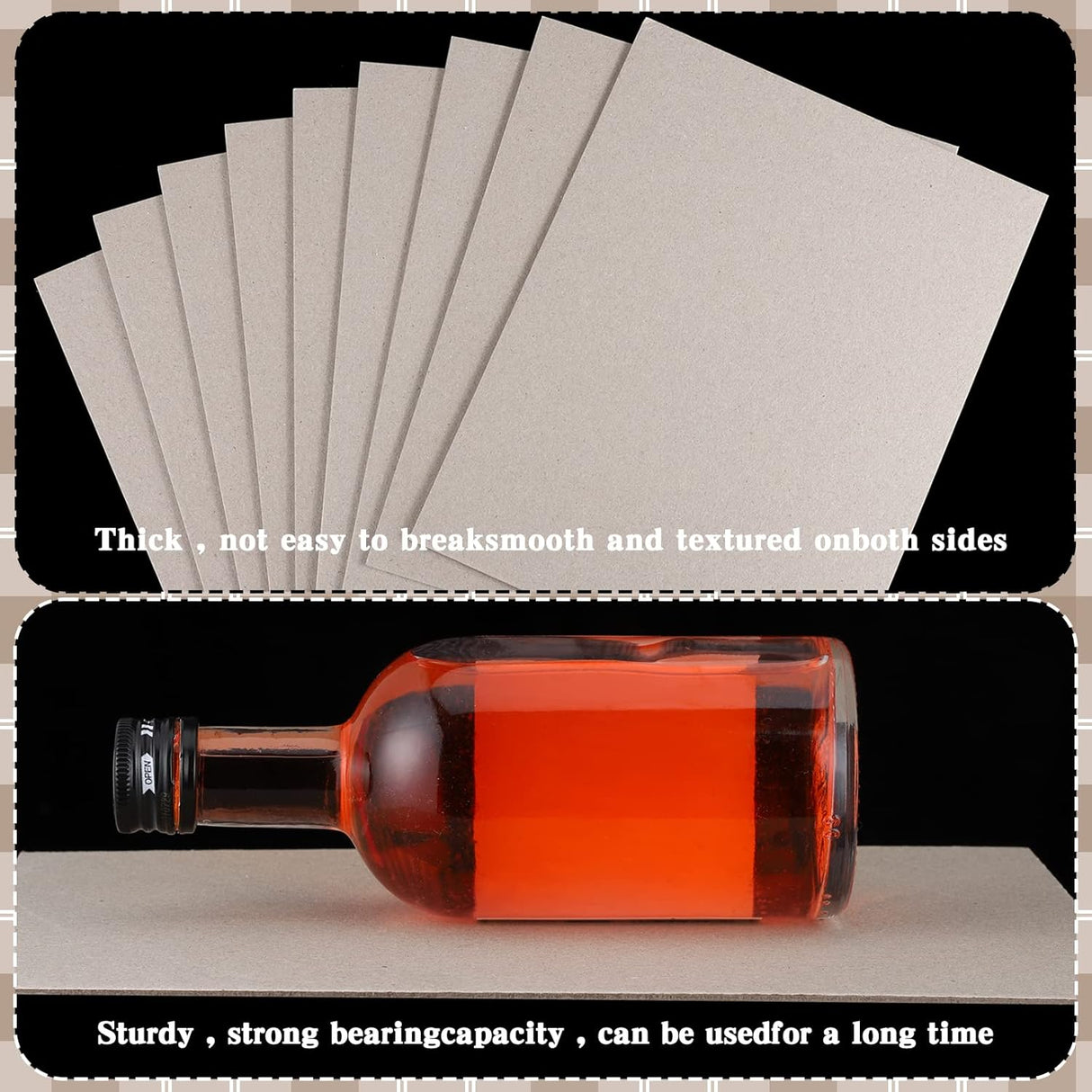 20 Pcs Book Board, Binders Board Chipboard Designer Bookboard Heavy Duty Chipboard Sheets Bookbinding Supplies for Book Binding Materials Cover(8.5 x 11 in,80 Pt) kraft 8.5 x 11 Inch,80 Pt