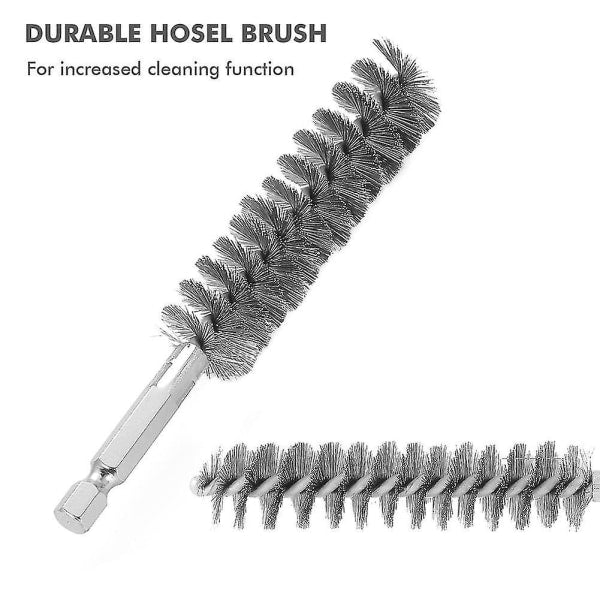6-Piece Wire Brush Set for Drills, Multiple Sizes for Cleaning, Compatible with Most Brands