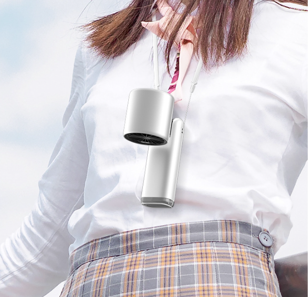 Portable Fan Handheld Mini Turbo Fan Battery , High Speed Powerful Ice Cooling 5 Speed Adjustable Rechargeable Personal Fans for Beach Camping Travel Working (Starry Gray)