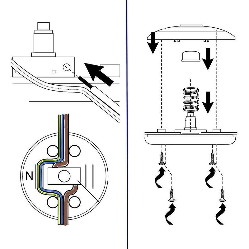 Foot Switch For Light Fixture - Black