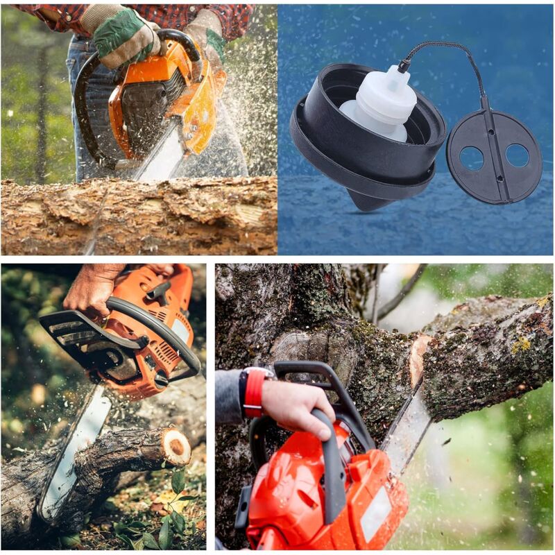 2 pcs Fuel Tank Cap For Stihl Fs38 Fs45 Fs55 Fs56 Fs80 Fs81 Fs85 Fs88 Fs120, Aumel Brushcutter Fuel Cap Fuel Tank Cap