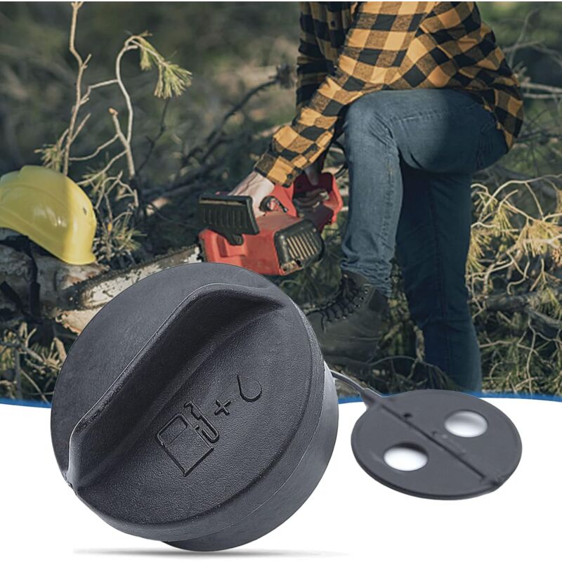 2 pcs Fuel Tank Cap For Stihl Fs38 Fs45 Fs55 Fs56 Fs80 Fs81 Fs85 Fs88 Fs120, Aumel Brushcutter Fuel Cap Fuel Tank Cap