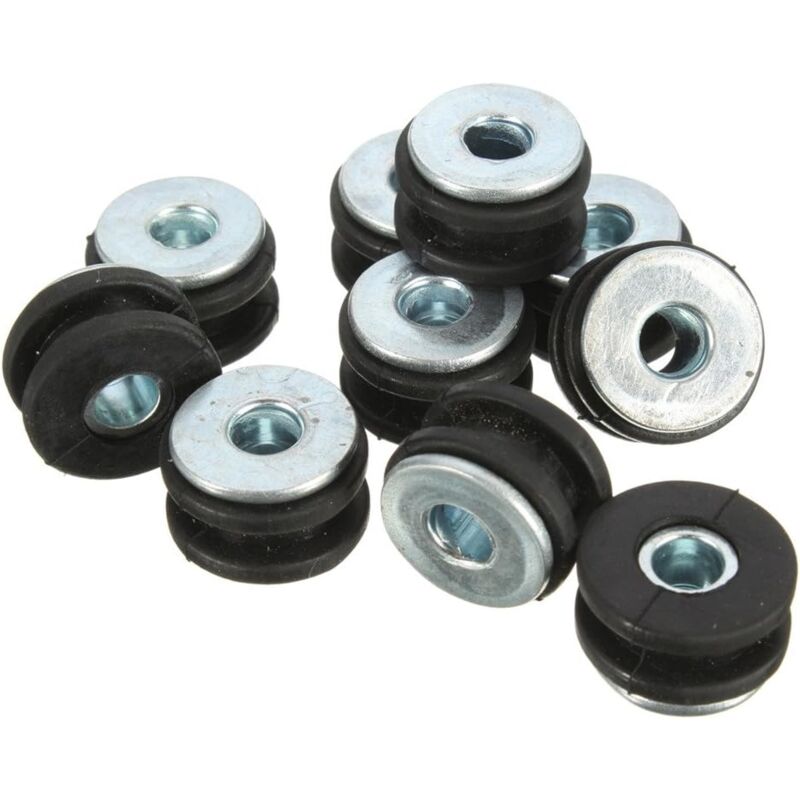 10 pcs Motorcycle Rubber Grommet Bolt For Honda/Yamaha/Suzuki/Kawasaki Fairings