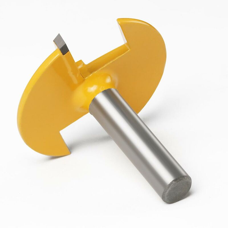 Curved And Horizontal ROuter Bit With 8Mm Shank Carbide Molding Cutter - Professional Wood Cutting Tools(44.5Mm)