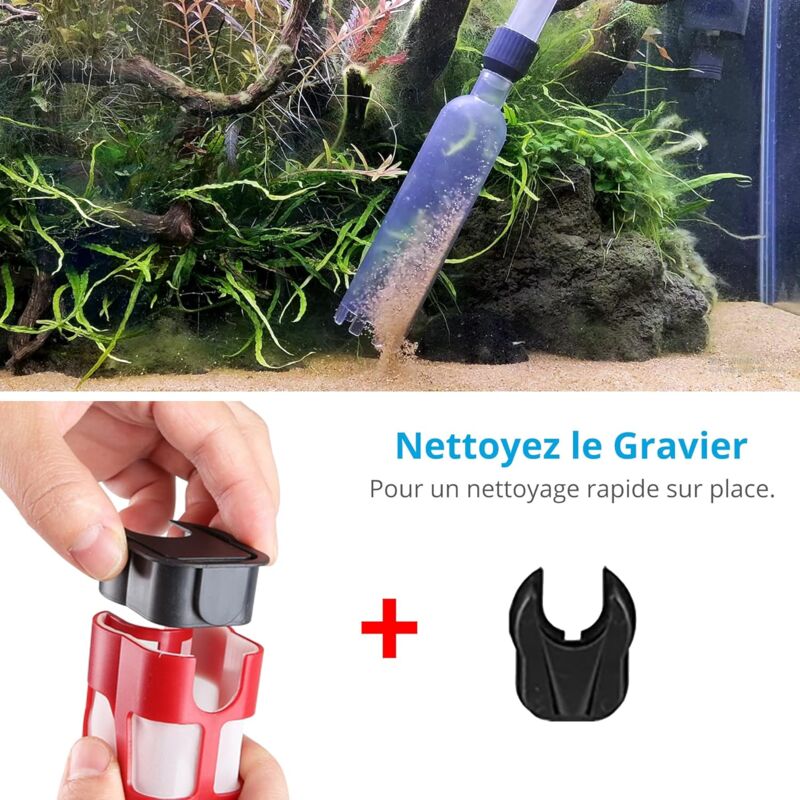 Automatic Aquarium Vacuum Cleaner, Electric Gravel Cleaner Suitable For Medium And Large Aquarium
