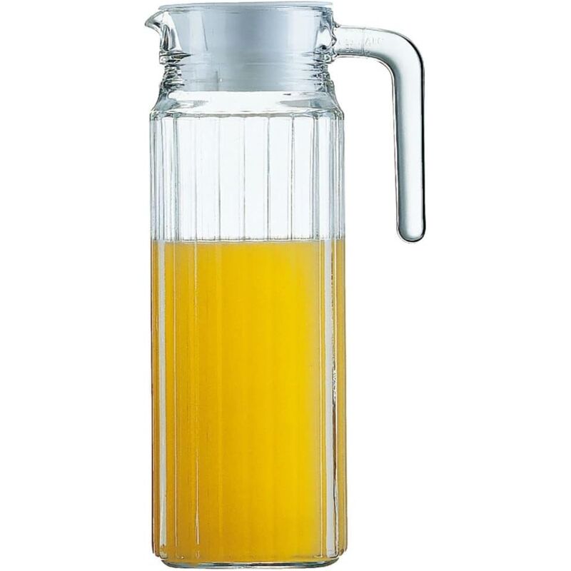 Arcoroc Quadro Frigo Pitcher With A Lid 110Cl, 1 Pitcher, White