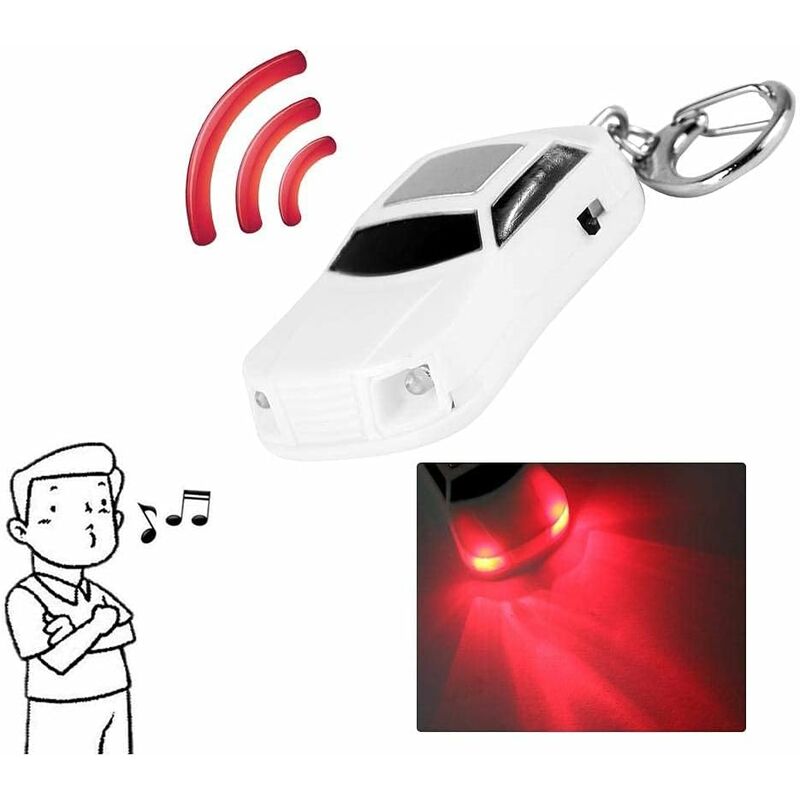 Key Finder, Key Finder With LED Flashlight, For Keys, Dogs, Cats, Wallets, Voice Control Keychains