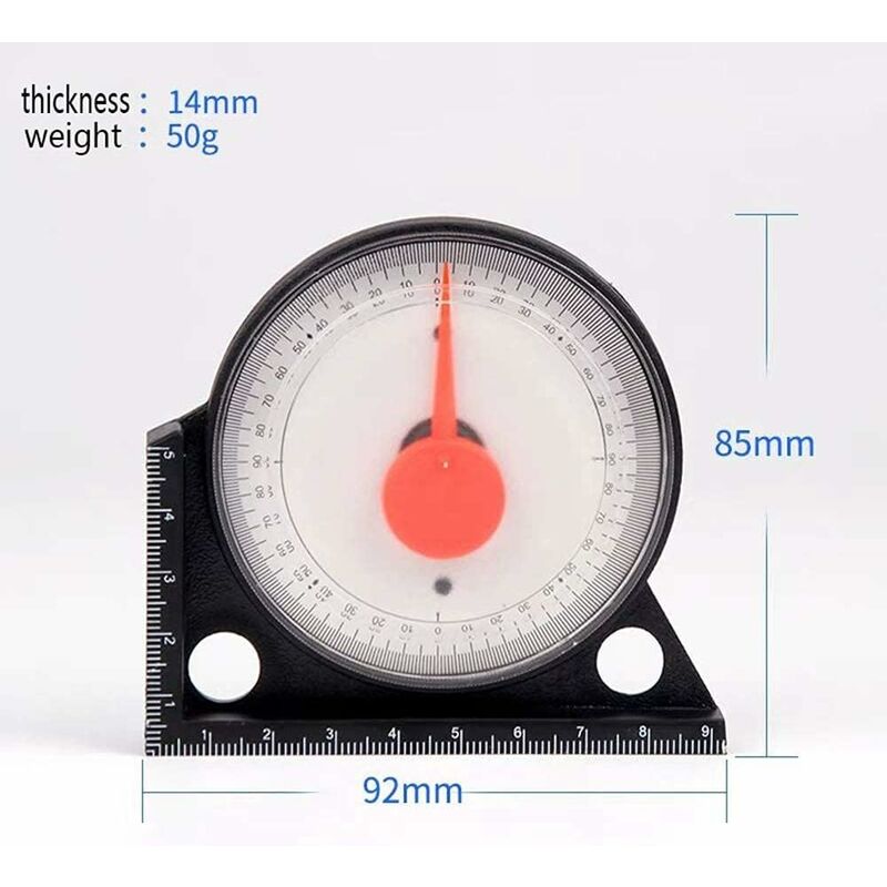 Mini Inclinometer Measuring Tool Tilt Level Protractor Angle Finder Clinometer Slope Angle Meter With Magnetic Base