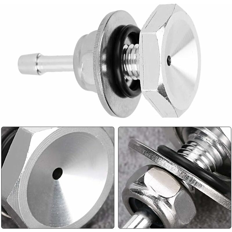 Turbocharger Boost Gauge Mounting Kit, Universal Car Turbocharger Silicone Boost Hose Pipe Nipple Turbo Vacuum Gauge