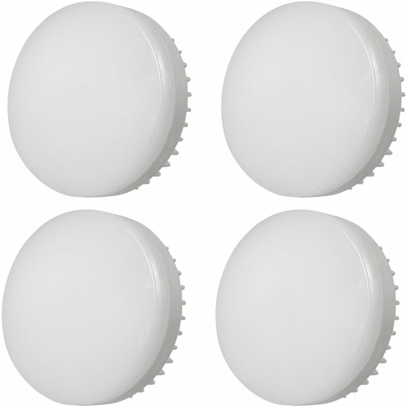 Dimmable LED Gx53 7W 85-265V Cabinet Light Die-Cast Aluminum Wall Light 4 pcs Cool White 6000K