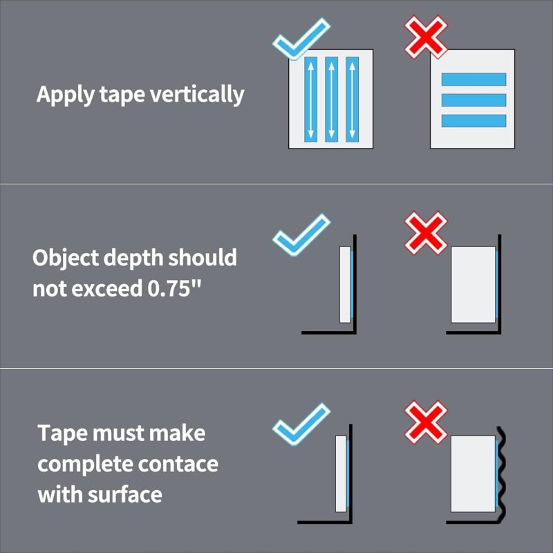 Strong Double Sided Tape (3M), Heavy Duty Double Sided Tape, Traceless, Removable, Reusable, Washable - The Versatile