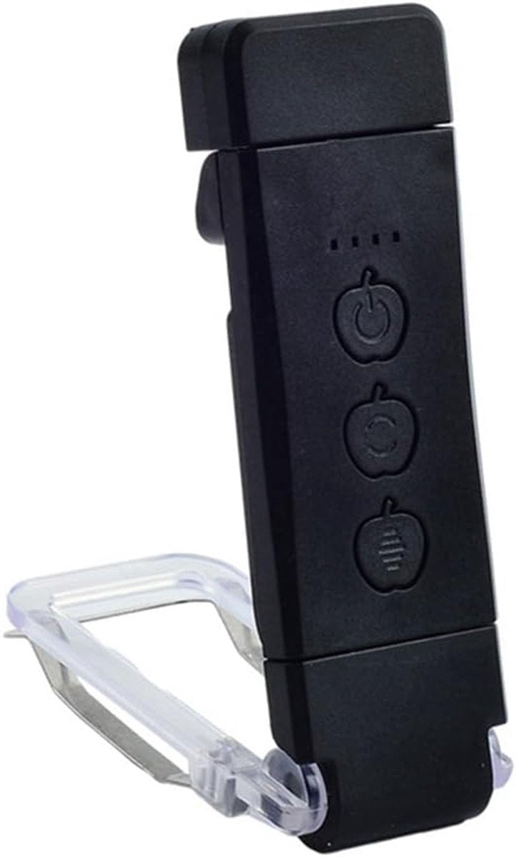 Boek Lamp - LED de Boek Lamp with Clamp - 3 Reading Light Modes - USB-C Rechargeable - Black
