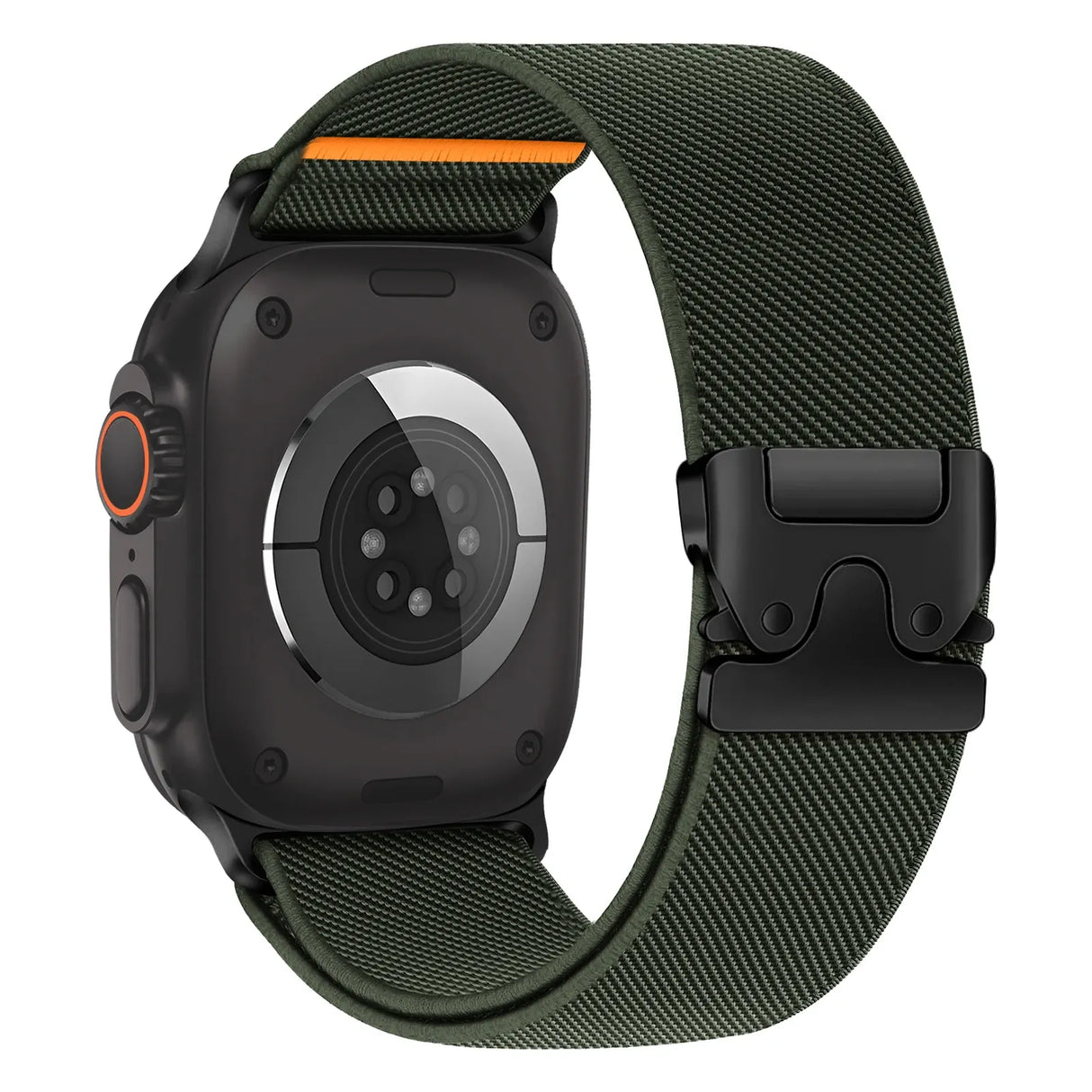 Paracord Watch Band Compatible with Apple Watch Ultra 2 Series 10 9 8 7 6 3 SE Army Green, 42mm 44mm 45mm 46mm 49mm