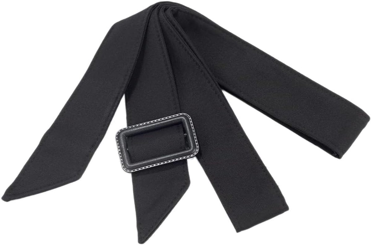 Women's trench coat belt 67 inch black polyester waistband replacement windbreaker wide bow waistband adjustable buckle belts for shirt dress bathrobe pajamas windbreaker overcoat coat