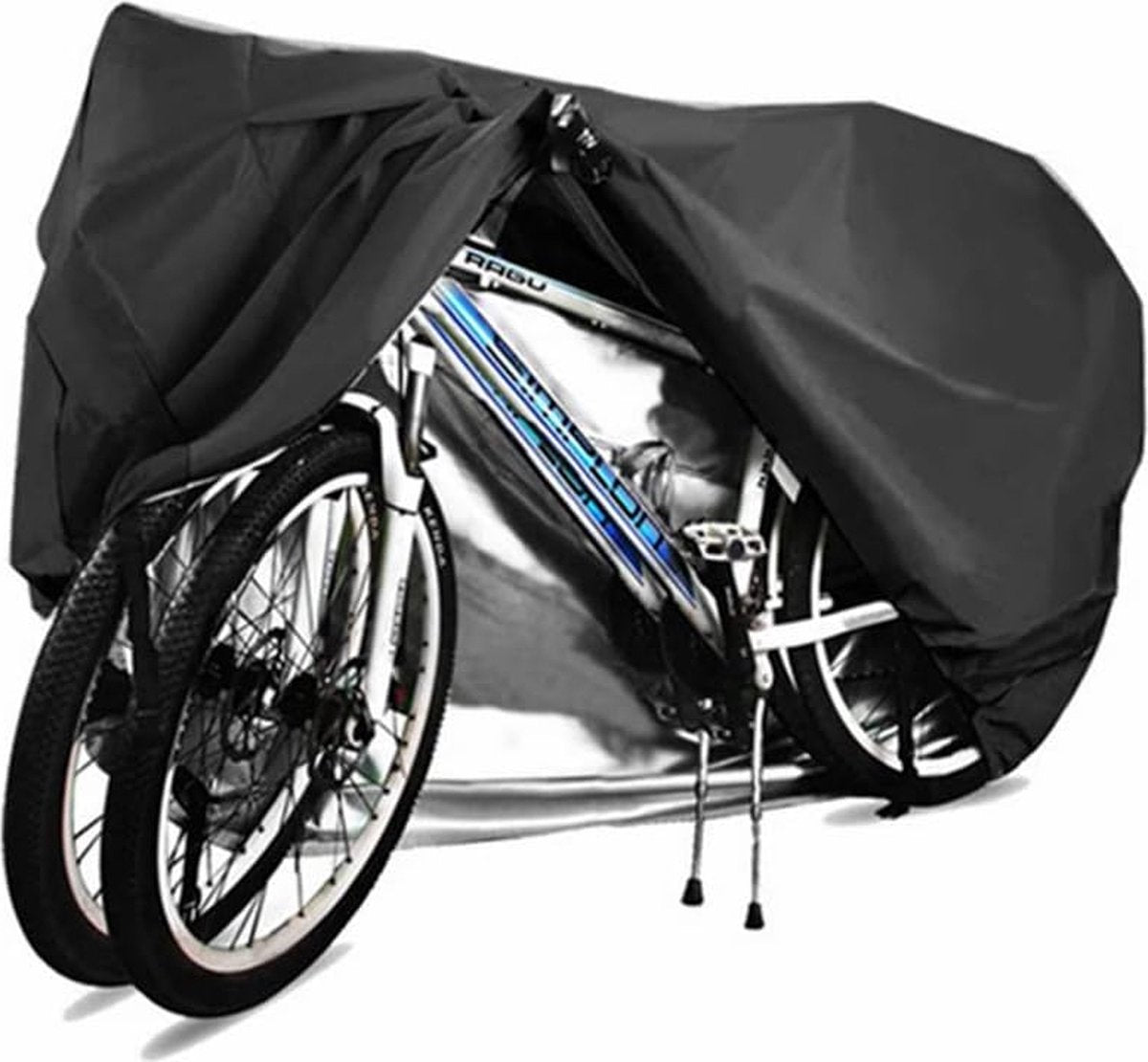 Universal Bike Cover for All Bikes - Waterproof Ultra Strong Oxford - Bike Cover for 1 / 2 Bikes - Bike Protective Cover - Bicycle Cover - Electric Bike, Mountain Bike, Etc - Black - For Bike Carrier and Storage