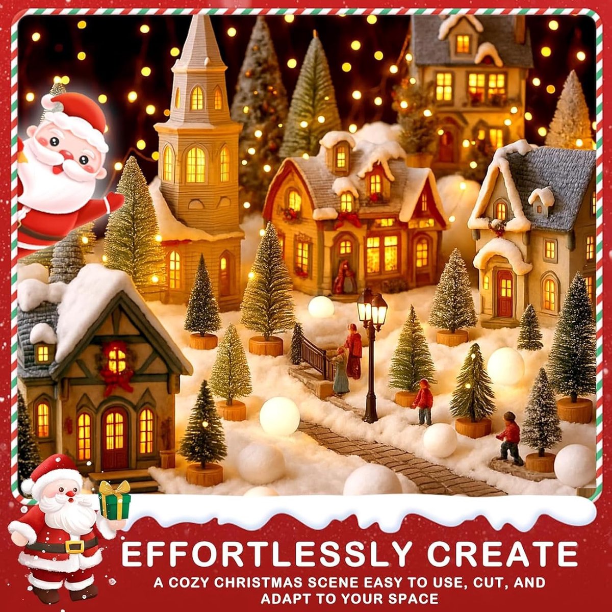 Snow blanket - 80*240 cm - Christmas snow blanket - Artificial snow roll - Christmas snow blanket roll - Fake Christmas decoration - Christmas decoration - Christmas tree decorations - soft artificial snow blankets - for the Christmas tree, party, winter