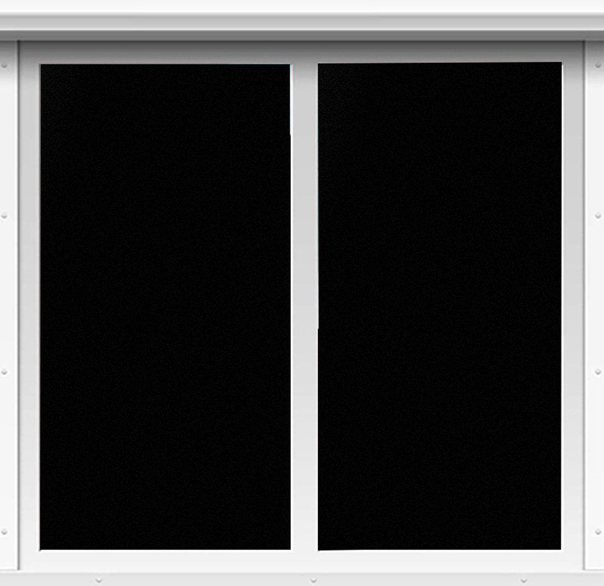 Window Film - Blackout Window Film - Blackout Window Film - Sun Protection - Anti-Peep - Adhesive Window Film - Blackout Cloth - Black - Including Squeegee - Easy Installation - Window Sticker - 45x100cm - Supplied with Self-Adhesive Backing