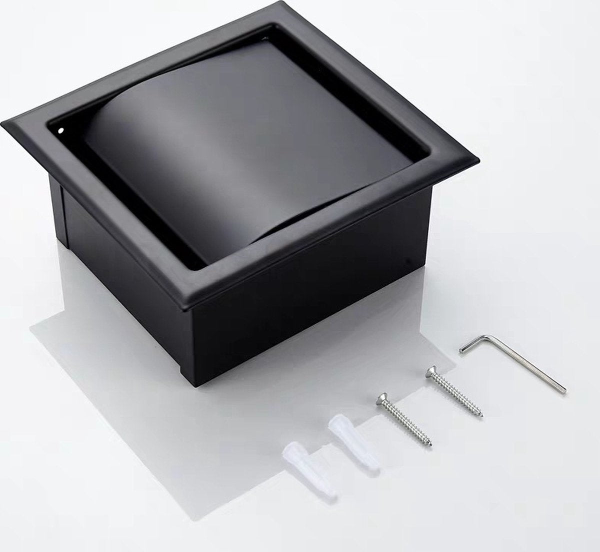 toilet roll holder - Built-in - black toilet roll holder - black toilet roll holder - toilet roll holders - toilet roll holder - stainless steel - for bathroom - toilet roll holder