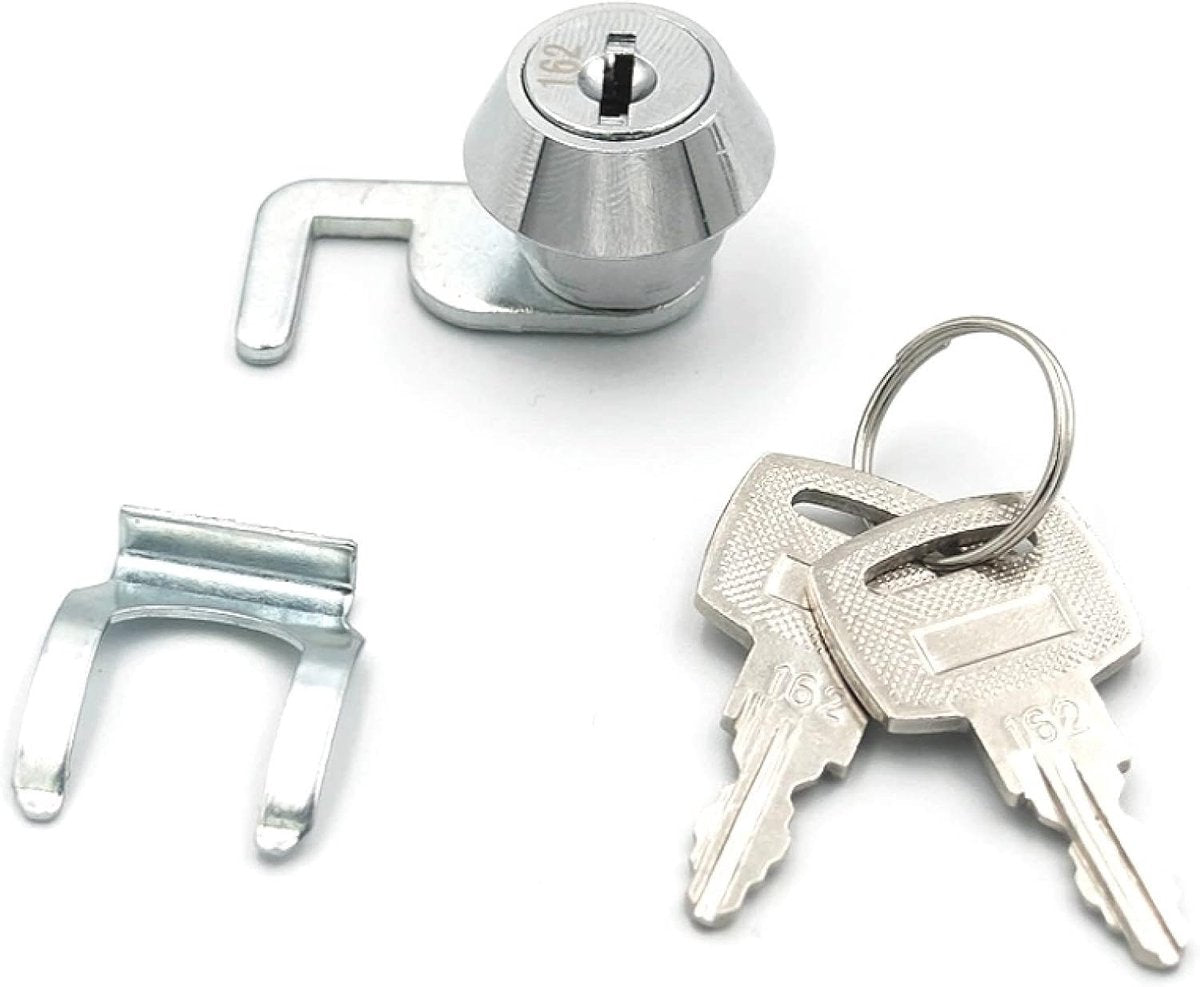 Letterbox lock - Cam lock - Cabinet lock - Cam lock - Security cabinet lock - Cylinder lock - 21.5 mm - Zinc alloy - With key - For Cabinet, Cabinet door, Filing cabinet, Letterboxes, Drawer cabinet