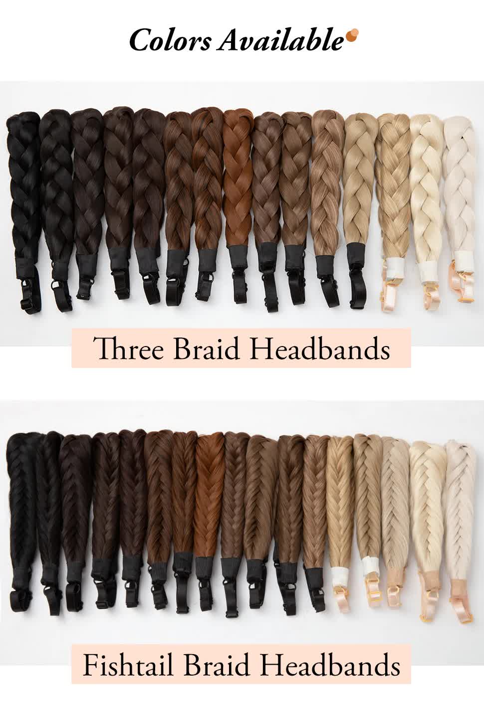 1pc Synthetic Braiding Hair with Adjustable Belt Braided Bohemian Style Women Hairstyle 10 10 Athree strand braid