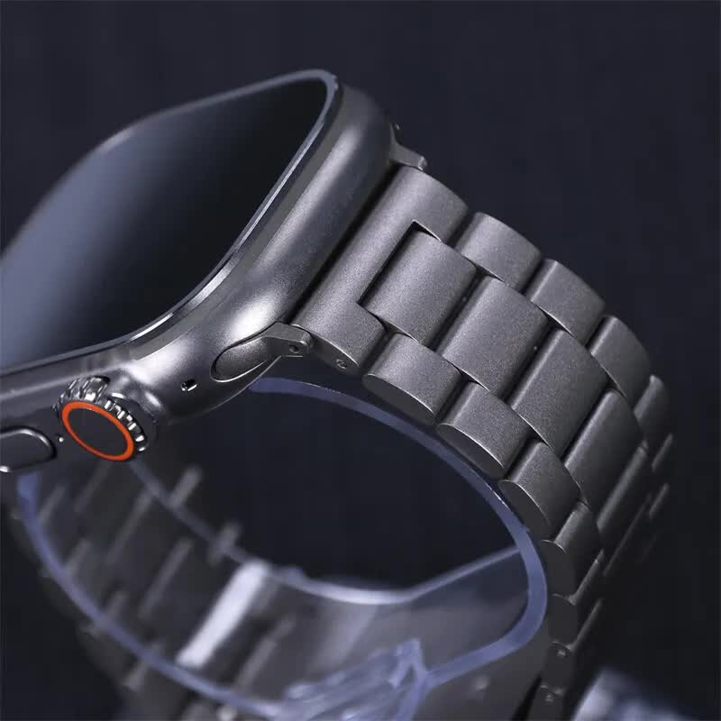 Compatible with Apple Watch Band Stainless Steel Metal Bracelet Series 9 8 7 6 5 49mm 45mm 44mm 42mm Starlight