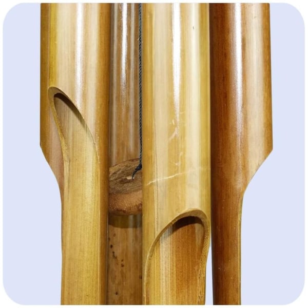 Bamboo wind chime, good sound, decorative for the garden and