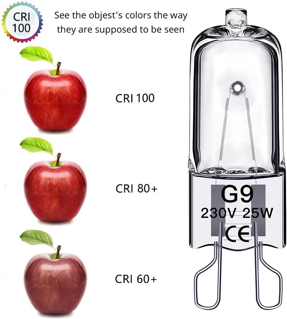 G9 halogen bulbs 28W, 230V, 10-pack 28W 28W