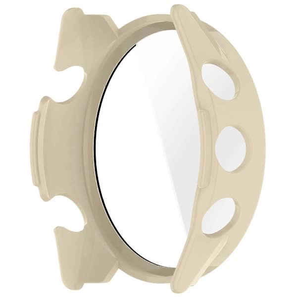 Garmin Forerunner 970 Watch Case Compatible with Tempered Glass Screen Protector Frame Protection White